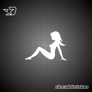 Trucker Girl Sticker